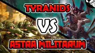 Astra Militarum VS Tyranids! | 10th Edition Battle Report | Warhammer 40,000