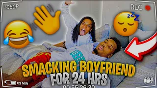 Slapping My Boyfriend For 24 Hours  *He Left Me 💔 *