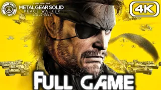 METAL GEAR SOLID PEACE WALKER Gameplay Walkthrough FULL GAME (4K 60FPS) No Commentary