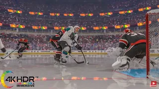 Chicago Blackhawks vs San Jose Sharks 4K! Full Game Highlights NHL 22 PS5 Gameplay