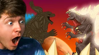 SHIN SPACE GODZILLA vs GODZILLA EARTH! (Reaction)