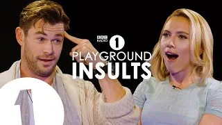 Chris Hemsworth and Scarlett Johansson Insult Each Other | CONTAINS STRONG LANGUAGE! Reaction Video