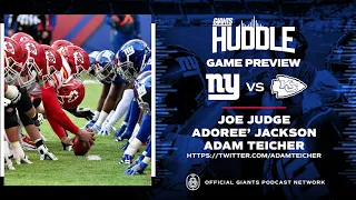 Joe Judge & Adoree' Jackson Preview Chiefs: Giants vs. Chiefs Week 8 Game Preview