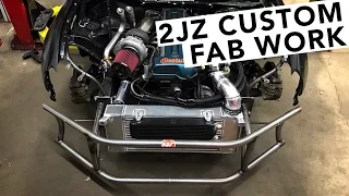 2JZ BRZ Drift Build - Bash Bar, Fuel, Cooling EP05