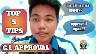 CI APPROVAL TOP 5 TIPS