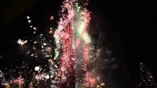New Year`s Eve 2014 Burj Khalifa Skyscraper in Dubai