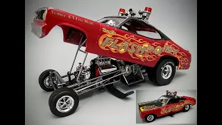 1970 Plymouth Duster Hemi Funny Car Dragster 1/24 Scale Model Kit Build How To Assemble Paint Decal