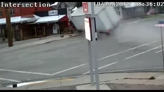 Caught on Video: Semi crashes into Utah storefront