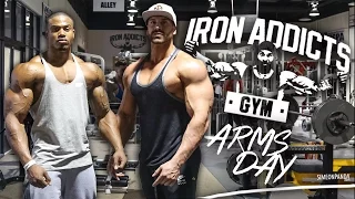 Simeon Panda & Bradley Martyn IRON ADDICTS ARMS DAY