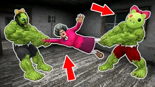 Granny Hulk Monster, Piggy Hulk vs Scary Teacher - funny horror animation parody (p.63)