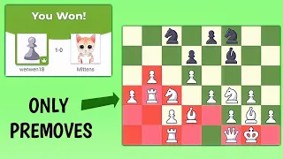 I BEAT Mittens with only PREMOVES? | Chess Meme #15