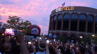 Fans Sing "One More Light" @ Citi Field, NY - Chester Bennington Tribute