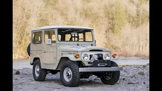 1974 TOYOTA FJ40 Land Cruiser Restoration Timelapse