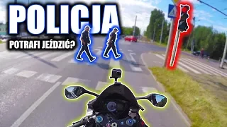 Polska POLICJA jednak POTRAFI JEŹDZIĆ na motocyklach? 🤔 | Mikkser