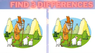 Find 3 Differences in 90 Seconds | 3 Games | Exercise Your Brain | Video 355