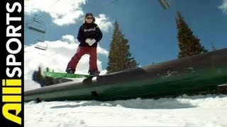 How To Switch Boardslide 270, Madison Blackley, Alli Sports Snowboard Step By Step