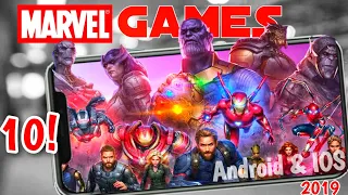 10 செம்ம Marvel's Movie Based Games | Games For Android And iOS | Superhero Games 2019 | MrYoYoTech