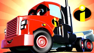 Special the incredibles - The incredible truck  - Carl the Super Truck - Car City ! Trucks Cartoons