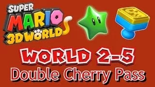 Super Mario 3D World - World 2-5: Double Cherry Pass (all collectables)