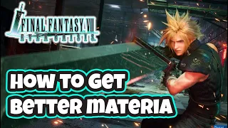 HOW TO GET AND USE BETTER MATERIA Unlock your full power Final fantasy Ever Crisis