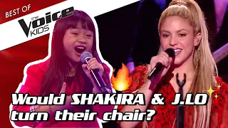 TOP 10 | A Super Bowl special: Shakira & Jennifer Lopez in The Voice Kids 🔥