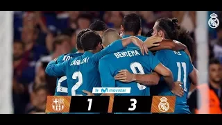 BARCELONA 1-3 REAL MADRID | Highlights (Spanish Super Cup 2017)
