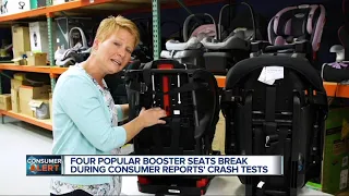 4 popular booster seats break during consumer reports' crash tests
