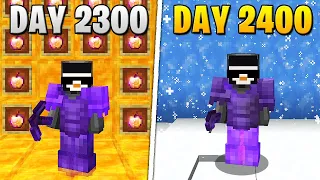 I Survived 2,400 Days in HARDCORE Minecraft...