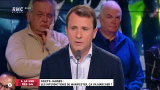 Gilets jaunes : "Il y a 6 millions d'habitants à Paris et il y a 5000 couillons !"