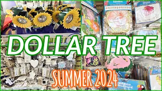 DOLLAR TREE SHOP WITH ME! SUMMER 2024 DECOR