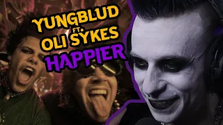 I'VE NEVER LISTENED TO YUNGBLUD BEFORE | Goth Reacts to YUNGBLUD - Happier (feat. Oli Sykes)