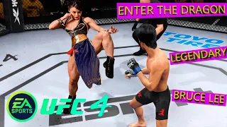 UFC4 Bruce Lee vs Chun Li Street Fighter EA Sports UFC 4