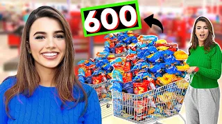 ! اشتريت 600 شبس من أماكن مختلفة | شوفوا ردت فعل الموظفين 😱