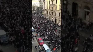 Eintracht Frankfurt Invasion in Milano