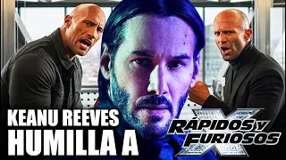 Keanu Reeves humilla a Vin Diesel y a La Roca ¡Son unos llorones!