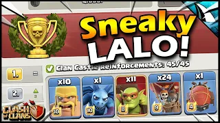 Sneaky Lalo! Use the Goblins to Smash the Town Halls!