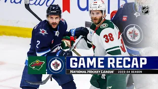 Wild @ Jets 2/20 | NHL Highlights 2024