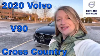 2020 Volvo V90 Cross Country Onyx Black / Walkaround with Heather