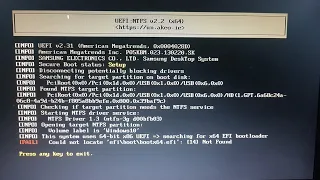 Could not locate 'efibootbootx64.efi' [14] Not Found | Trouble when installing windows 10, how to