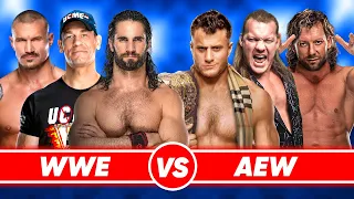 John Cena & Randy Orton & Seth Rollins vs MJF & Kenny Omega & Chris Jericho - Team WWE vs. Team AEW