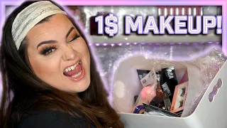 HUGE SHOP MISS A HAUL $1 MAKEUP Thats Actually GOOD! With Swatches Cheap Makeup Beauty Blender Dupe