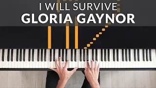 I WILL SURVIVE - GLORIA GAYNOR | Tutorial of my Piano Version