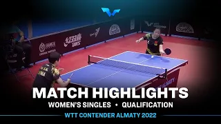 Fan Shuhan vs Leng Yutong | WS | WTT Contender Almaty 2022 (Qual)