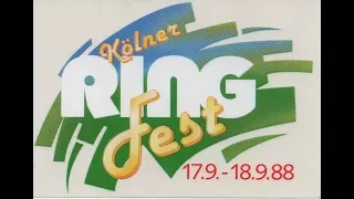 1. Kölner Ringfest am 17. und 18. 9. 1988