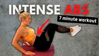 7 MIN INTENSE AB WORKOUT | Strong Core | No Equipment