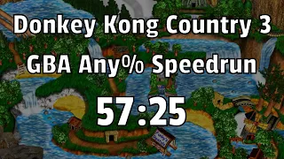 Donkey Kong Country 3 (GBA) Speedrun in 57:25 [Personal Best]