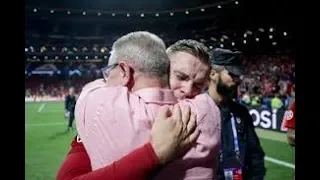 Jordan Henderson emotional moment with his Dad Champions League Final