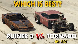 GTA 5 ONLINE WHICH IS BEST:RUINER 3 VS TORNADO RAT ROD