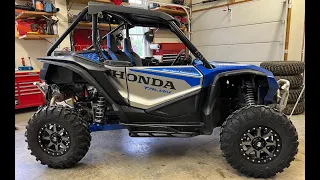 Tusk Megabite 30" Tires Rims Installed Honda Talon X Milwaukee Cordless Compressor And Impact #338