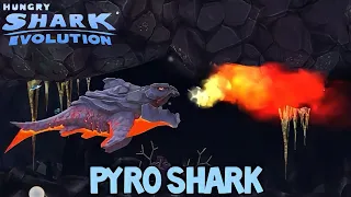 The amazing fire skills of Pyro Shark!🔥|Hungry Shark Evolution